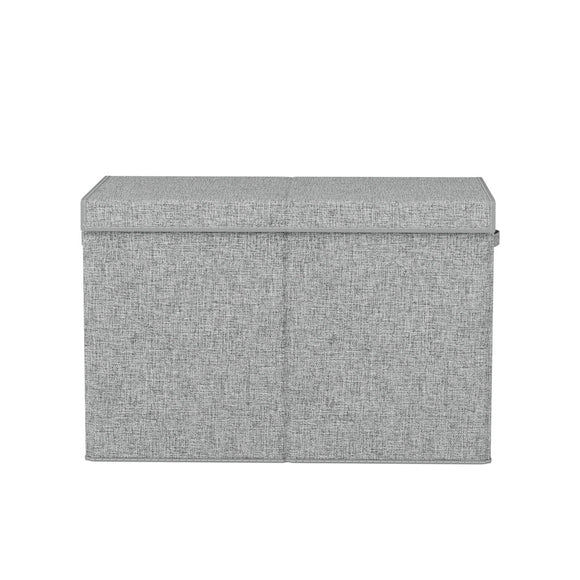 Keezi Large Toy Box Chest Storage with Flip-Top Lid Foldable Organizer Bins Grey - RnR Galore