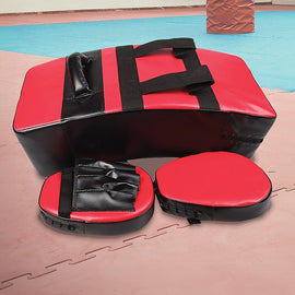 Kickboxing Shield & Punching Pad Combo – Sparring Training Strike Set - RnR Galore