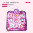 Kids Electronic Dance Mat Princess Theme Musical Rhythm Game with LED Lights Adjustable Volume Non - Slip Floor Playmat for Girls Age 3+ - RnR Galore