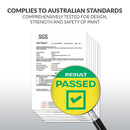 Kingston Slumber Single Bunk Bed Frame Solid Pine Wood Timber, Modular Design, White - RnR Galore
