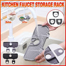 Kitchen Faucet Storage Rack Holder Soap Sponges Caddy Organizer Sink Basket Rack - Black - RnR Galore