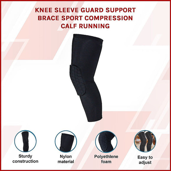 Knee Sleeve Compression Support Brace – Sports Running, Gym & Injury Protection - RnR Galore