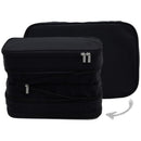 L Black Durable & Expandable Travel Packing Cube - Tear - Resistant & Water - Repellent Clothing Organizer with Double Zippers - RnR Galore