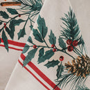 Ladelle 100% Cotton Evergreen Festive Christmas Holiday Tablecloth 150 x 300 cm - RnR Galore