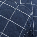 Ladelle Eco Check Navy Set of 2 Pot Holders 21 x 21 cm - RnR Galore