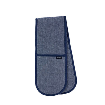 Ladelle Eco Recycled Navy Double Oven Mitt 17 x 89 cm - RnR Galore