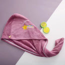 Ladies' Soft Quick - Dry Shower Cap Towel - Delicate Embroidery, Essential for a Refreshing Bath（light blue） - RnR Galore