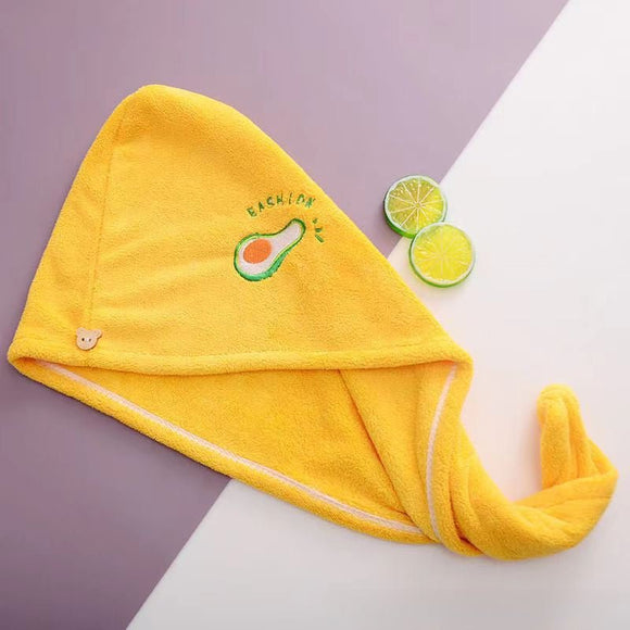 Ladies' Soft Quick - Dry Shower Cap Towel - Delicate Embroidery, Essential for a Refreshing Bath（PINK） - RnR Galore