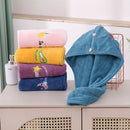 Ladies' Soft Quick - Dry Shower Cap Towel - Delicate Embroidery, Essential for a Refreshing Bath（PINK） - RnR Galore