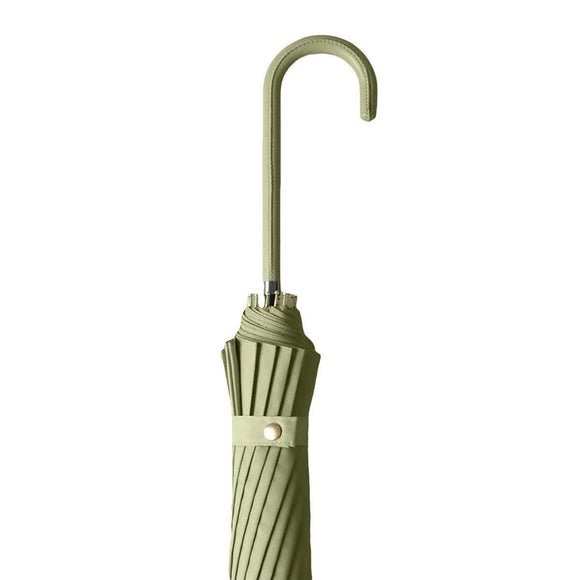 Large 16 Bone Automatic Umbrella Unisex Long Handle Dual Use Rain Sun Umbrella - Green - RnR Galore