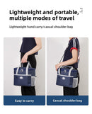 Large Insulated Cooler Bag Thermal Lunch Tote 16L Capacity with Adjustable Shoulder Strap for Picnics Camping & Work Navy Blue - RnR Galore