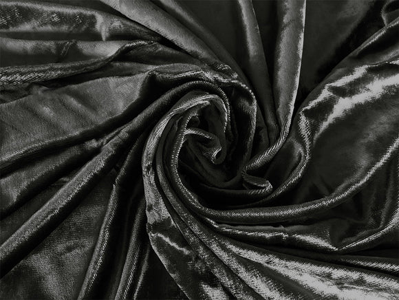 Large Thick Velvet Curtains Warp Knitted Velvet 540x270cm+Hooks Pinch Pleat Grey - RnR Galore