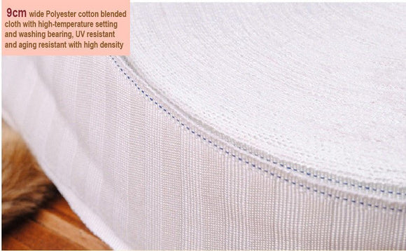 Large Thick Velvet Curtains Warp Knitted Velvet 540x270cm+Hooks Pinch Pleat Grey - RnR Galore
