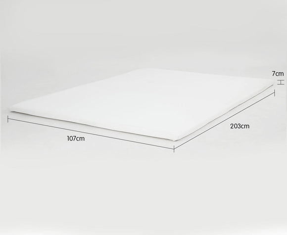 Laura Hill High Density Mattress Foam Topper 7cm - King Single - RnR Galore
