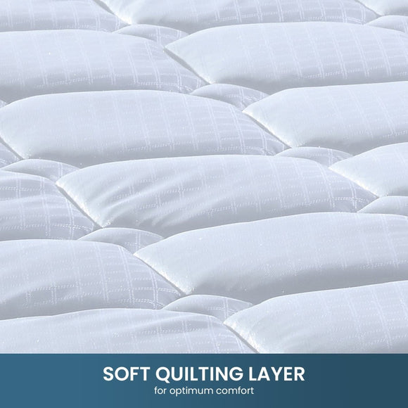 Laura Hill King Single Size Mattress Pocket Spring High Density Foam For Bed - RnR Galore