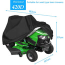 Lawn Mower Cover Lawn Tractor Cover Waterproof Heavy Duty 420D Polyester UV Protection - RnR Galore