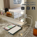 LED Beauty Mirror with 15 Bulbs, Colour Settings, USB A and USB C, White, 58 × 48cm - RnR Galore