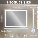 LED Makeup Mirror Bluetooth Touch Sensor Hollywood Vanity - RnR Galore