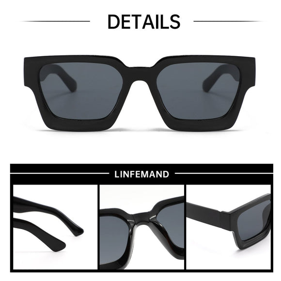 Leopard print Classic Square Frame Sunglasses - Unisex UV400 Protection, Lightweight & Face - Slimming Design - High Definition Vision Eyewear - RnR Galore