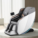 Livemor 4D Massage Chair Electric Recliner Double Core Mechanism Massager ROWA White - RnR Galore