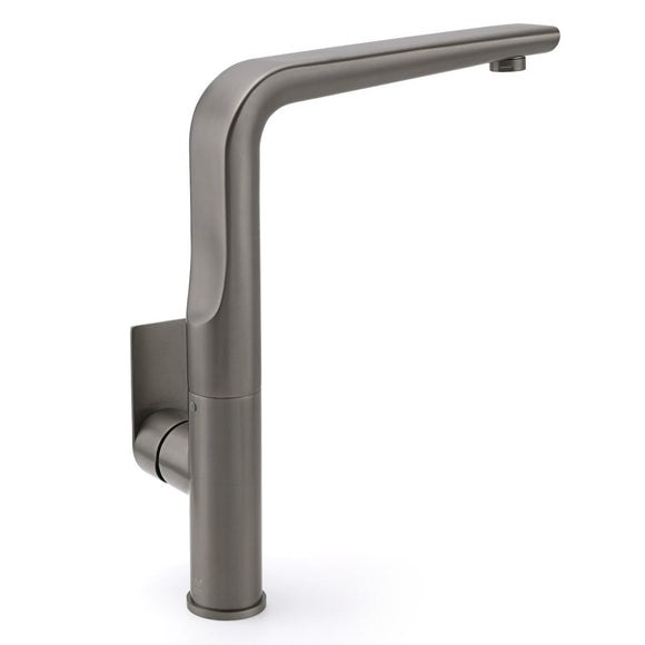 Luxury Gun Metal Round Kitchen Mixer Sink Tap Swivel Laundry Faucet Spout WELS - RnR Galore