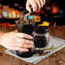 Manual Coffee Grinder - Glass Storage Jar Hand Mill Kitchen Coffee Gadgets - RnR Galore