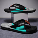 Men's Flip Flops with EVA - PVC Dual Sole, Black for Comfort & Style for Summer Beach & Daily Wear(40) - RnR Galore