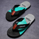 Men's Flip Flops with EVA - PVC Dual Sole, Black for Comfort & Style for Summer Beach & Daily Wear(44) - RnR Galore