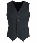 Mens Peaked Vest Waistcoat w/ Knitted Back Suit Formal Wedding Dress Up - Charcoal - 117 - RnR Galore