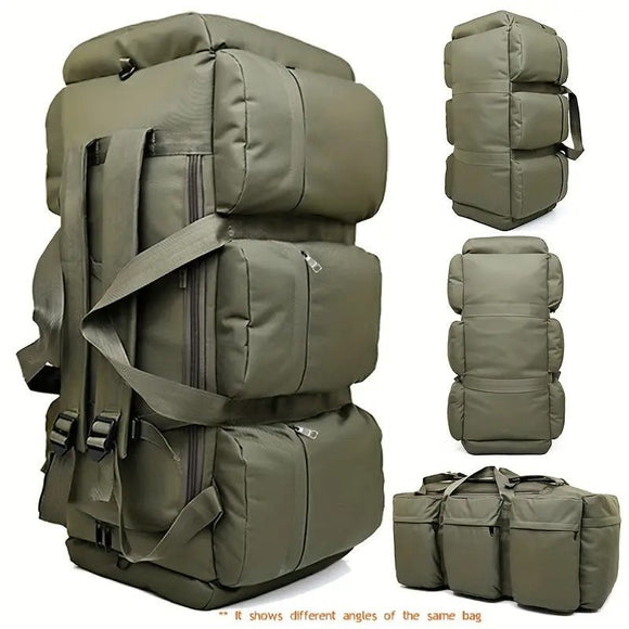 Military Duffel Backpack 80L Outdoor Travel Bag - RnR Galore