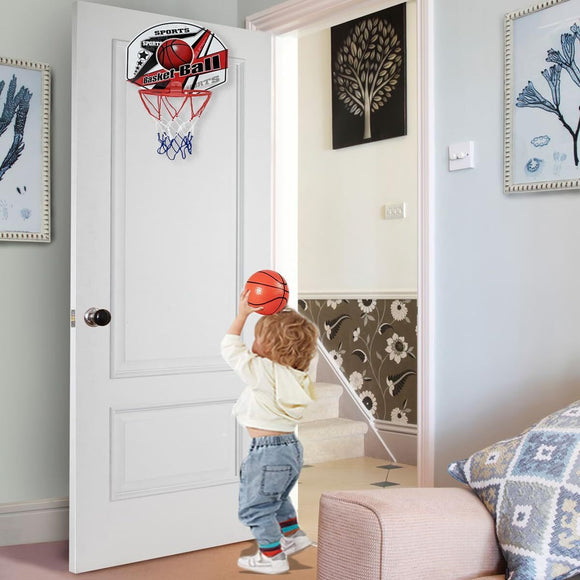 Mini Basketball Hoop Ring Kids Toy Children Door Indoor Hang Backboard - RnR Galore