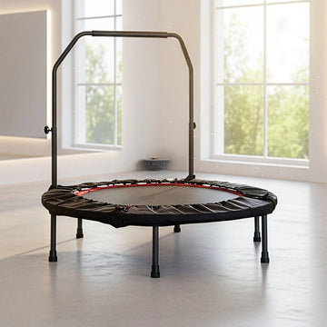 Mini Rebounder Trampoline with Adjustable Handle – Fitness Bounce Trainer - RnR Galore