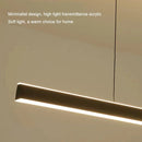 Modern Minimalist Trapezoid Pendant Light Adjustable LED Bar Light Black - RnR Galore