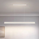 Modern Minimalist Trapezoid Pendant Light Adjustable LED Bar Light White - RnR Galore