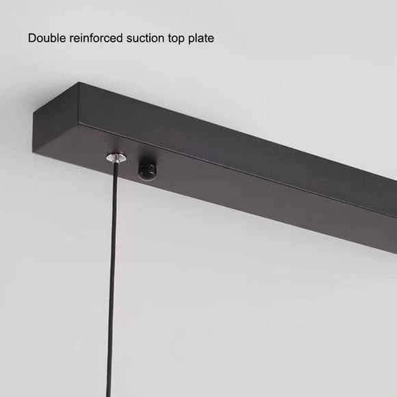 Modern Minimalist Trapezoid Pendant Light Adjustable LED Bar Light White - RnR Galore