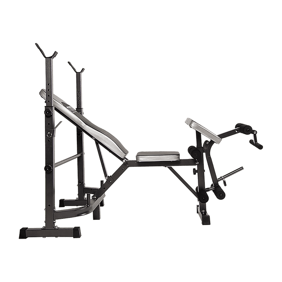 Multi Station Home Gym Weight Bench Press Leg Equipment Set Fitness Exercise - RnR Galore