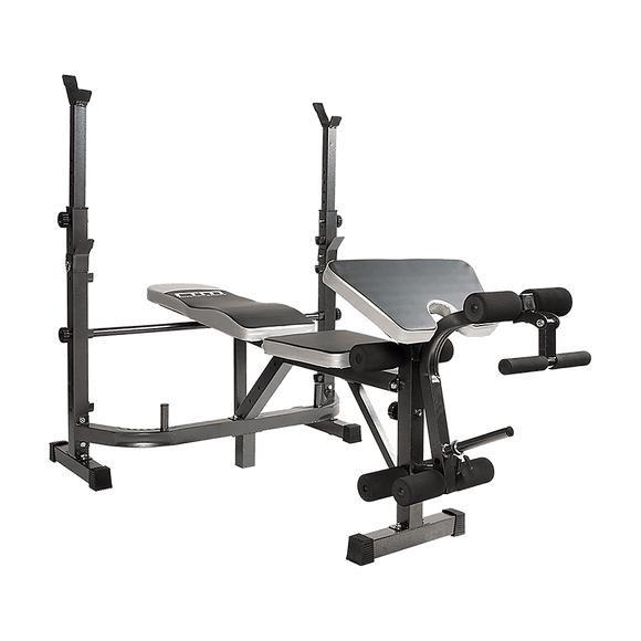 Multi Station Home Gym Weight Bench Press Leg Equipment Set Fitness Exercise - RnR Galore