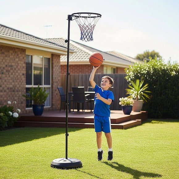 Netball Ring with Stand Portable Pole Height Adjustable - RnR Galore