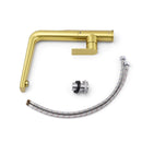 NEW ARRIVAL WELS Brushed Gold Round Kitchen Mixer Sink Tap Laundry Faucet Spout - RnR Galore