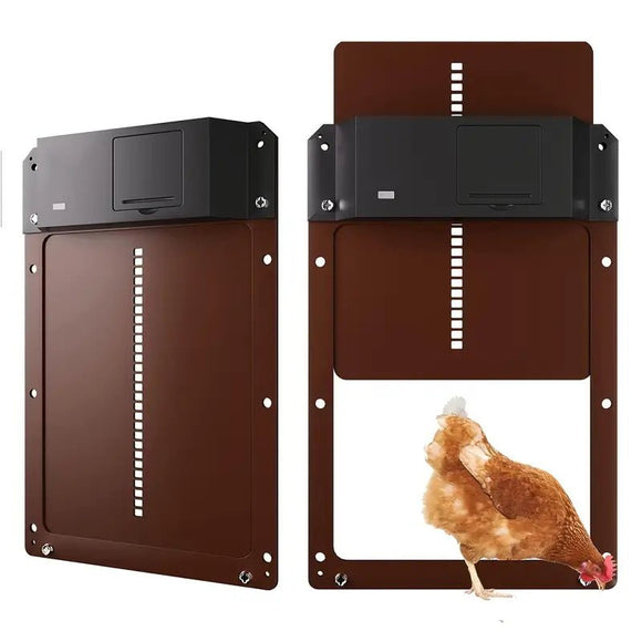 NNETM PCS Automatic Chicken House Coop Door Light - Sensitive Night And Morning Delay Auto Guard Door Opening For Chickens - RnR Galore