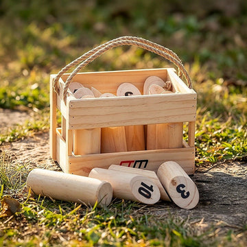 Number Toss Wooden Set Outdoor Games with Carry Case - RnR Galore
