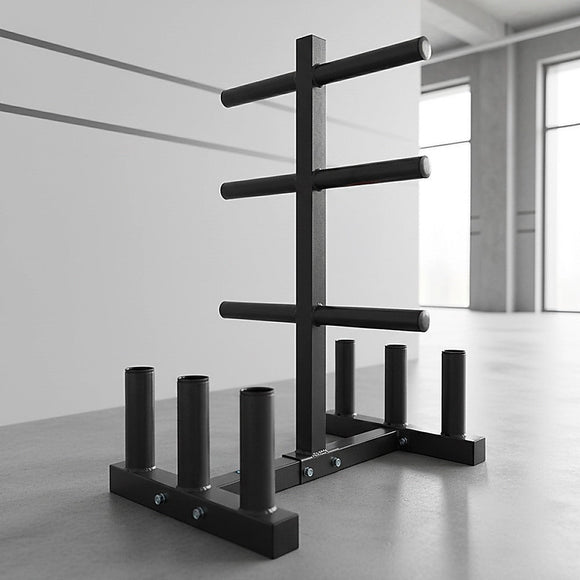 Olympic Weight Tree Bar Rack Holder Storage - RnR Galore