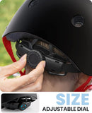 OutdoorMaster Youth & Kids Bike Helmet - Adjustable Multi - Sports Skateboard Helmet with Removable Liners for Balance Bike, Toddler Scooter, One Wheel Hoverboard - Black Red - Small - RnR Galore