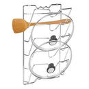 Pan Lid Holder Storage Rack Wall Mount Pot Cover Organizer Kitchen Accessories - RnR Galore
