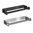 Paper Towel Holder Under Cabinet Wall Mount Stainless Steel Rack Kitchen - Silver - RnR Galore