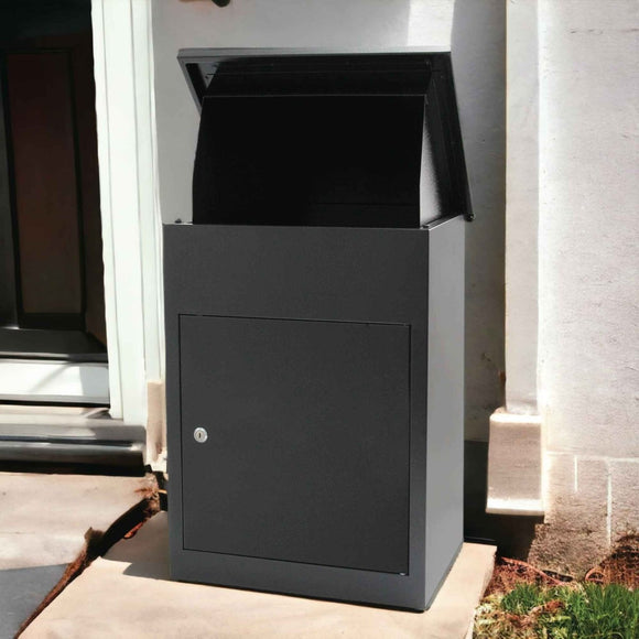 Parcel Delivery Drop Box Mailbox - Secure Home Package Post Locker 44x35x58cm - RnR Galore