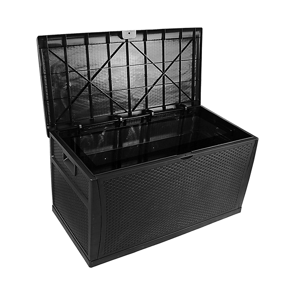 Patio Deck Box Outdoor Storage Plastic Bench Box 450 Litre - RnR Galore