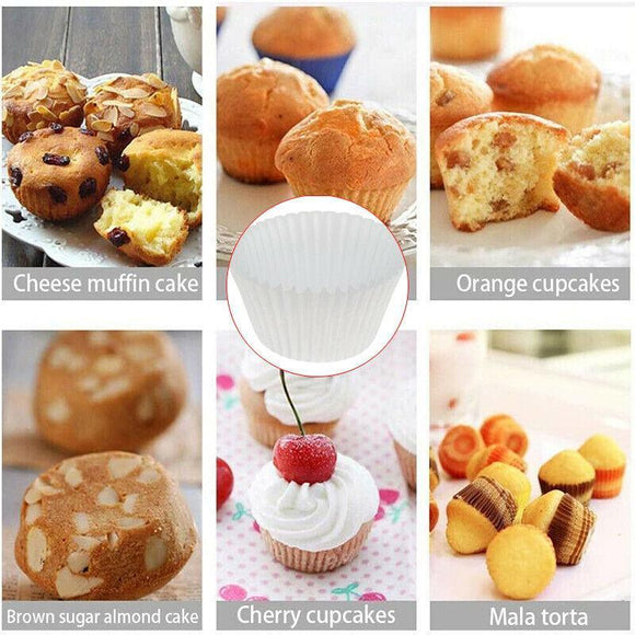 Patty Pans Muffin Cases Choc 600/Pk Cake Boards Cupcake Liners Boxes Baking Cups - 600PCS - 4.5CM - RnR Galore