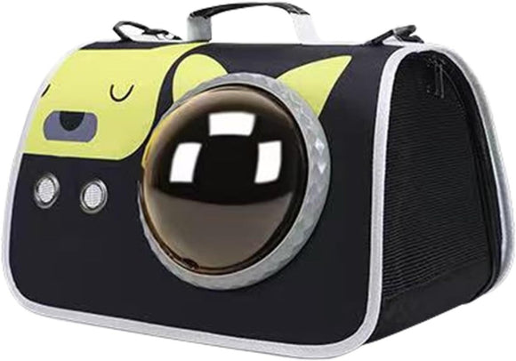 pet products Printed Space Capsule Cat Bag, Large Capacity Crossbody Dog Bag, Universal Pet Bag for All Seasons - RnR Galore