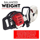 Petrol Demolition Saw 75CC Concrete Cut Off Wet Demo Road Cutter Brick 350MM - RnR Galore